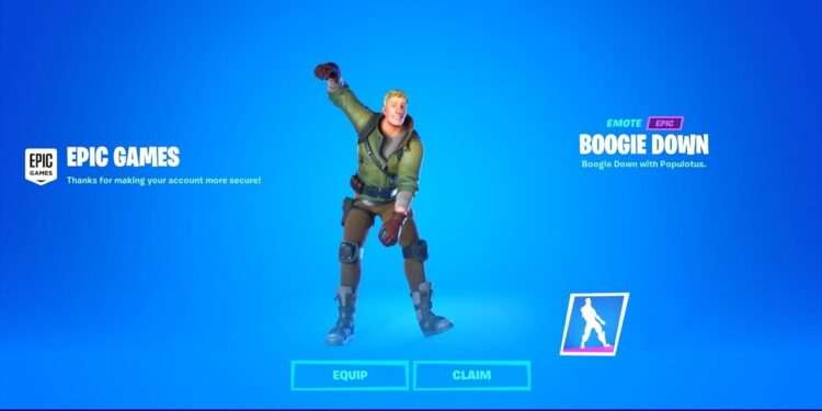 Enabling 2FA in Fortnite
